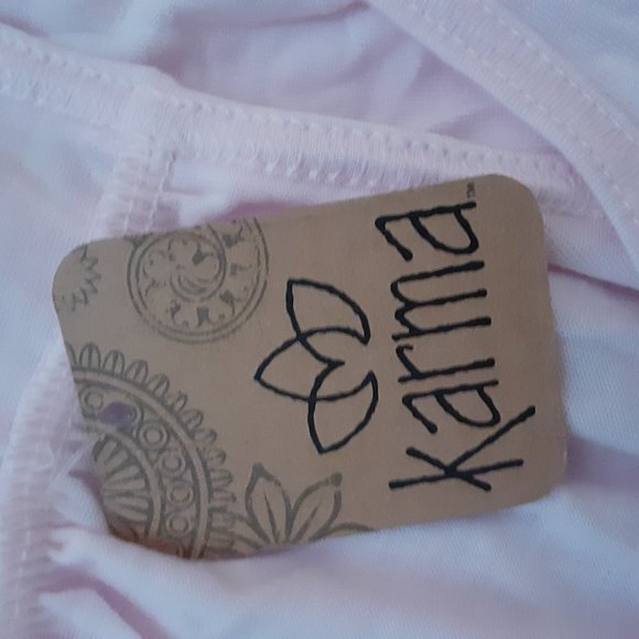 Karma Rule the World Pink racerback Tank Top - Picture 7 of 8